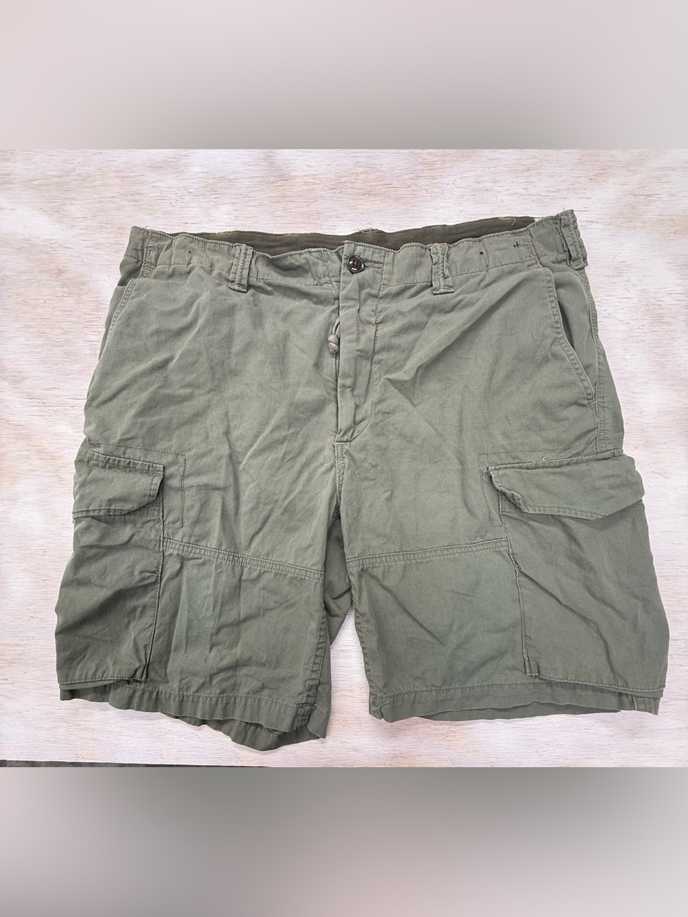 Polo by Ralph Lauren Utility Canvas Olive Cargo Shorts 38in Waist